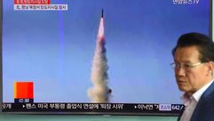 تجربة صاروخية كورية - أ ف ب