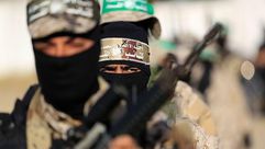 استعراض عسكري لحركة حماس في غزة - أ ف ب