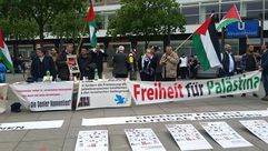 وقفة إضراب برلين ألمانيا - تضامن مع الأسرى الفلسطينيين في إسرائيل - عربي21 - (7)