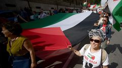 مظاهرات دعم لفلسطين في إيطاليا- تويتر