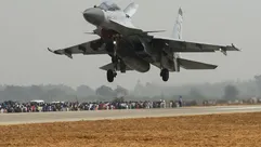 طائرة روسية مقاتلة روسية  SU-30 - جيتي