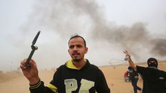 غزة طائرة بدون طيار - جيتي