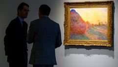 لوحة من سلسلة "المطاحن" لكلود مونيه بيعت الثلاثاء في مزاد لدار سوذبيز في نيويورك في مقابل 110,7 ملاي