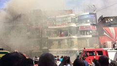 القاهرة سوق الموسكي حريق تويتر