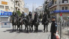 فلسطين الشرطة الفلسطينية في رام الله جيتي