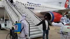 اليمن مطار سيئون   اللجنة الوطنية لكورونا