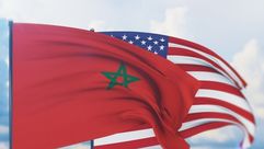 المغرب وأمريكا أعلام