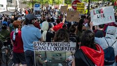 واشنطن   مظاهرات أمام السفارة الإسرائيلية   دعما لفلسطين   جيتي