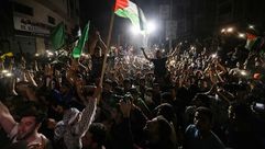 غزة  احتفاء بالنصر  المقاومة تنتصر  جيتي