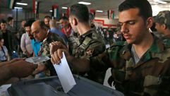 انتخابات النظام السوري سوريا الأسد - جيتي