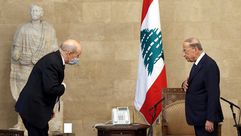 لودريان وعون- الرئاسة اللبنانية