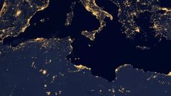 صورة فضائية حوض المتوسط  ناسا  موقع ناسا