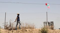 بالونات حارقة  غزة  مستوطنات- الأناضول