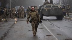 جندي اوكراني-  الدفاع الأوكرنية على فيسبوك
