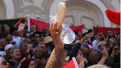 تونس احتجاجات خبز مواطنون ضد الانقلاب جبهة الخلاص فيسبوك