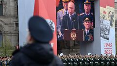 بوتين في عيد النصر - جيتي