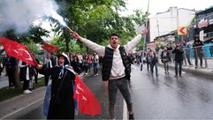 احتفالات فوز أردوغان- جيتي