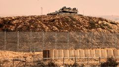 دبابة إسرائيلية شرق رفح- جيتي
