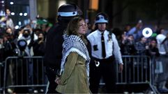 شرطة نيويورك تعتقل طلابا مناصرين لفلسطين في حرم جامعة كولومبيا- جيتي