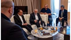 ماليزيا انور ابراهيم يلتقي حماس هنية في قطر الدوحة-