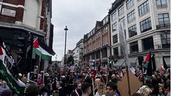 مظاهرة في لندن ضد الإبادة الجماعية في غزة - إكس