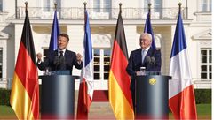 فرنسا المانيا ماكرون الرئيس الالماني شتاتماير- جيتي