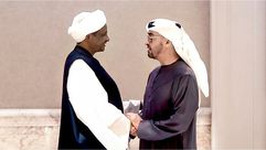 محمد بن زايد رئيس الإمارات ومحمد حمدان دقلو قائد قوات الدعم السريع - إكس