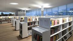 مكتبة أودي في هلسنكي في فنلندا بتاريخ 30 تشرين الثاني/نوفمبر 2018