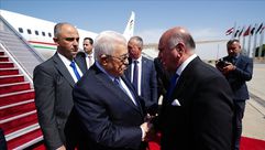محمود عباس يصل بغداد - الأناضول