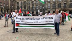 مظاهرات في هولندا دعما لفلسطين.. الأناضول