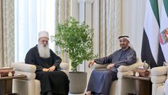 محمد بن زايد والشيخ الدرزي الإسرائيلي موفق طريف - وام