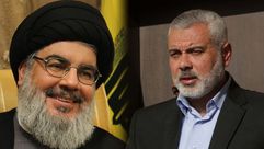هنية ونصر الله.. فيسبوك