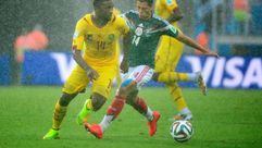 مباراة المكسيك والكاميرون - ا ف ب
