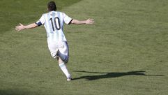 ميسي يحرز هدف الفوز للأرجنتين في إيران - أ ف ب