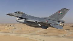 طائرة حربية أردنية - أرشيفية