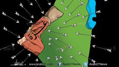 كاريكاتير غزة استهداف حصار