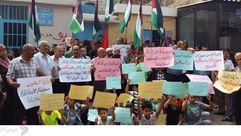 احتجاجات ا للاجئين الفلسطينيين في لبنان ضد تخفيض مساعدات الأنروا