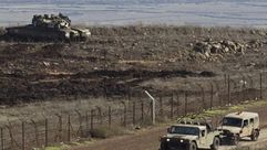 دوريات الاحتلال على الشريط الحدودي في الجولان المحتل - أرشيفية