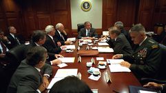 الرئيس الأمريكي السابق جورج بوش واجتماعه بوكالة الأمن القومي الامريكي - فليكر