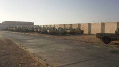 سيارات عسكرية - جاءت من مصر إلى قوات حفتر في طبرق - ليبيا - عربي21