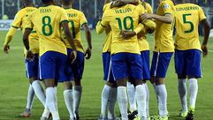 البرازيل في مباراتها مع فنزويلا 21/6/2015- ا ف ب