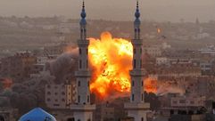 غزة - قصف