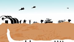 أنفاق غزة - إسرائيل - تعبيرية - كاريكاتير - عربي21