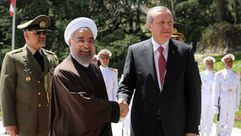 أردوغان روحاني تركيا إيران أ ف ب