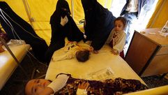 الكوليرا اليمن - أ ف ب