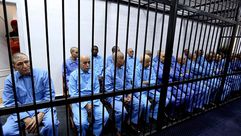 ليبيا محاكمة رموز النظام الليبي السابق جيتي