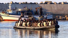 ليبيا هجرة 2014 جيتي