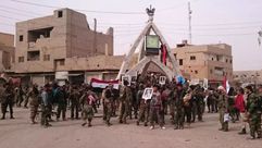 قوات النظام السوري في البوكمال بعد استعادتها من تنظيم الدولة - جيتي