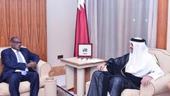 امير قطر ووزير الخارجية السوداني- قنا
