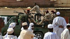 قوات الجيش السوداني بعض فض الاعتصام- جيتي